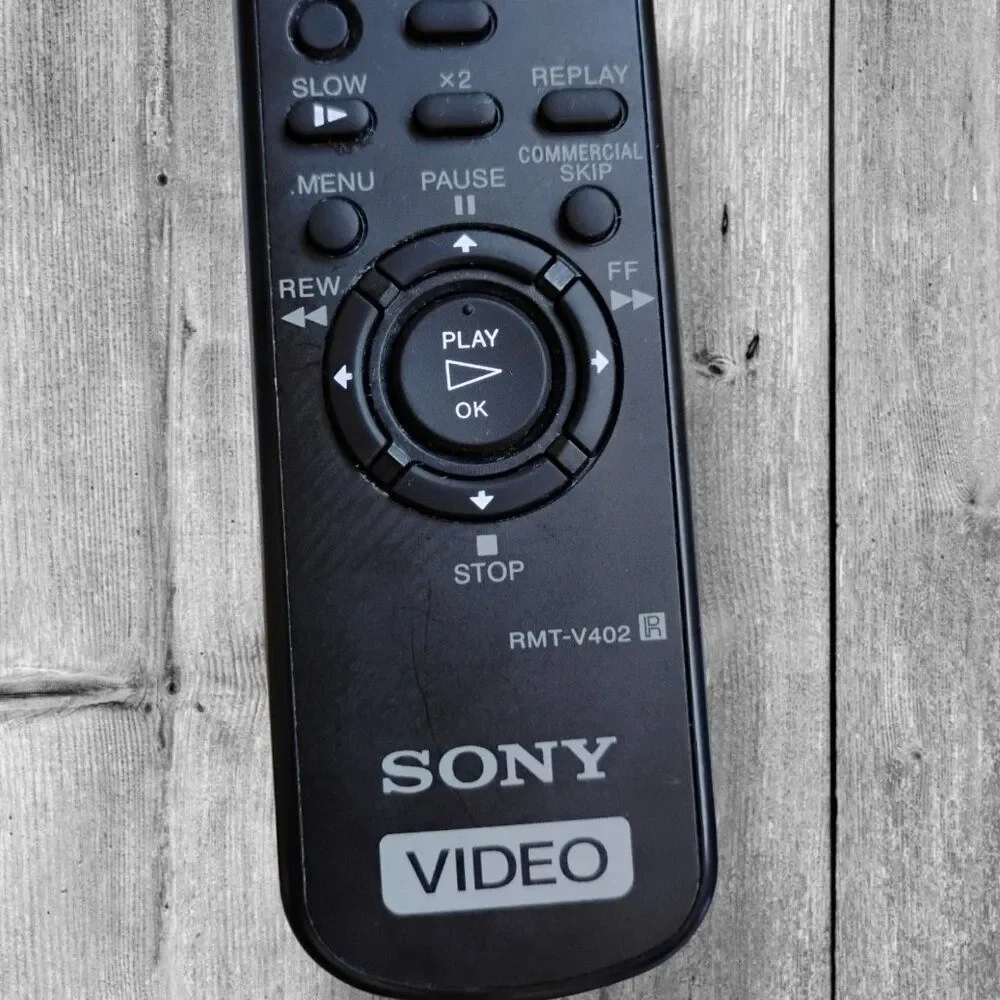 Original Genuine Sony RMT-V402 VCR Remote Control Used Tested and Working